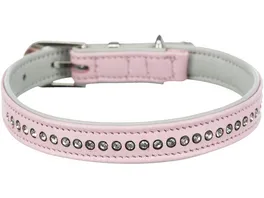 Trixie Active Comfort Halsband mit Strass XS S rosa 20 24 cm 12 mm Hundezubehoer