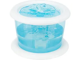 Trixie Bubble Stream Wasserautomat blau weiss 3 Liter Sorgt fuer frisches Trinkwasser