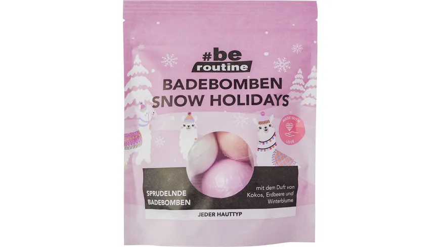 #be routine Badebomben Snow Holidays 6 Stück
