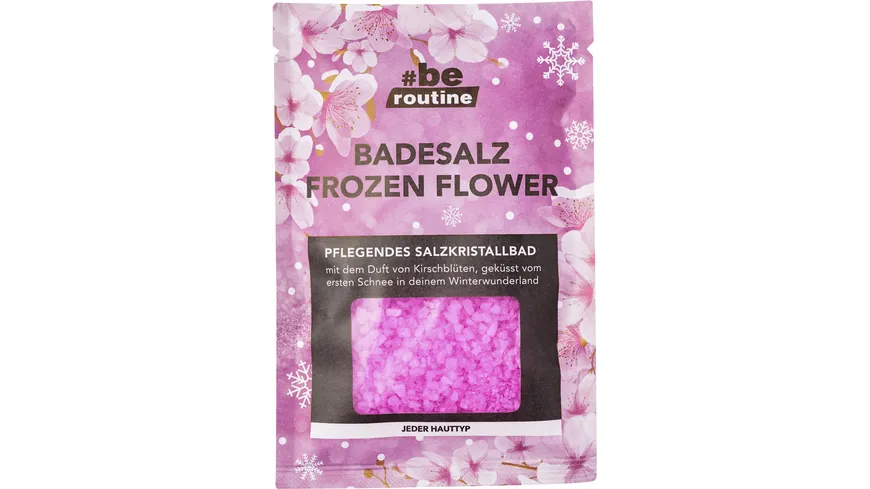 #be routine Badesalz Frozen Flower