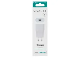 Vivanco Charger USB Ladegeraet 5W