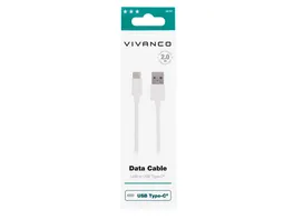 Vivanco Charging Cable Micro USB Daten u Ladekabel 2m