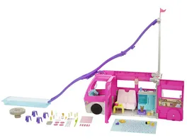 Barbie Super Abenteuer Camper Wohnmobil inkl Tiere und Zubehoer