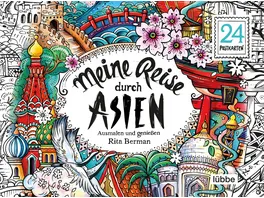 Meine Reise durch Asien Postkarten