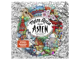 Meine Reise durch Asien Ausmalbuch