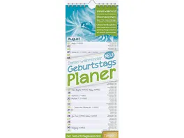 Haefft Geburtstagsplaner Wandkalender 30 x 12 cm