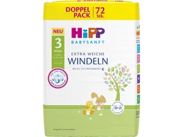 HiPP Babysanft Windeln Midi 3 Doppelpack