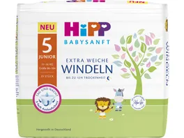 HiPP Babysanft Windeln Junior 5