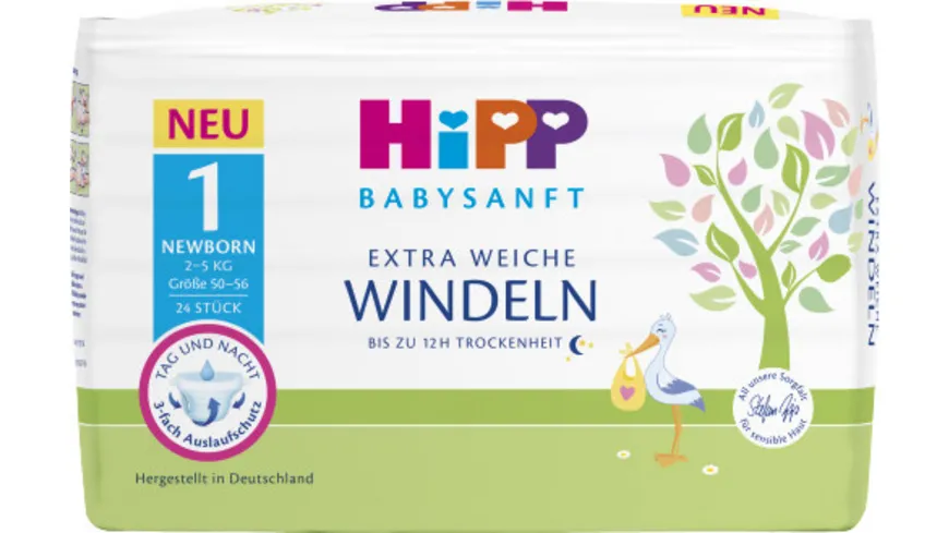 HiPP Babysanft Windeln Newborn 1