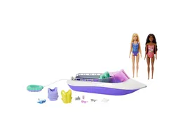 Barbie Meerjungfrauen Power Schnell Boot und 2 Puppen Spielset