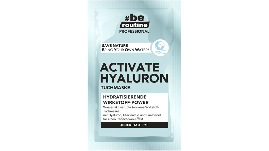#be routine Tuchmaske Activate Hyaluron