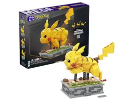 Mega Pokemon Pikachu Collector Figur beweglich Bauset