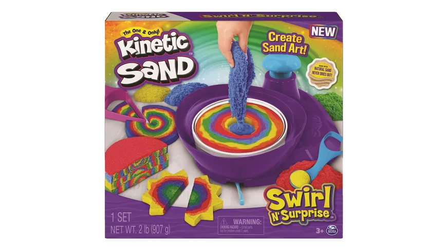 Spin Master - Kinetic Sand Swirl 'n Surprise Set online bestellen