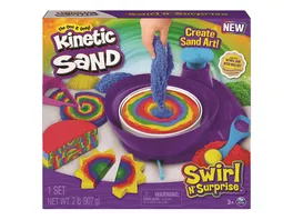 Spin Master Kinetic Sand Swirl n Surprise Set