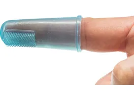Trixie Hundezubehoer Dog Finger Zahnbuersten Set 6 cm Silikon