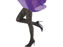 MOVE UP Damen Feinstrumpfhose In floralem Design 60 DEN