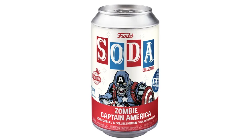 Funko - POP! - What If - Zombie Captain America (mit Variante) Vinyl Soda