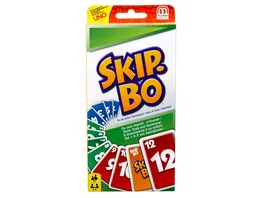 Mattel Games SKIP BO Kartenspiel Gesellschaftsspiel Familienspiel Kinderspiel