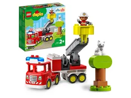 LEGO DUPLO Town 10969 Feuerwehrauto Licht und Martinshorn Spielzeug