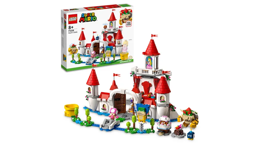 LEGO Super Mario 71408 Pilz-Palast – Erweiterungsset, baubares Spielzeug