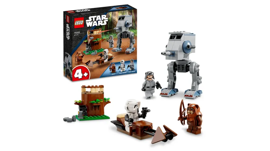 LEGO Star Wars 75332 AT-ST, Set für Kinder ab 4 Jahren mit Minifiguren
