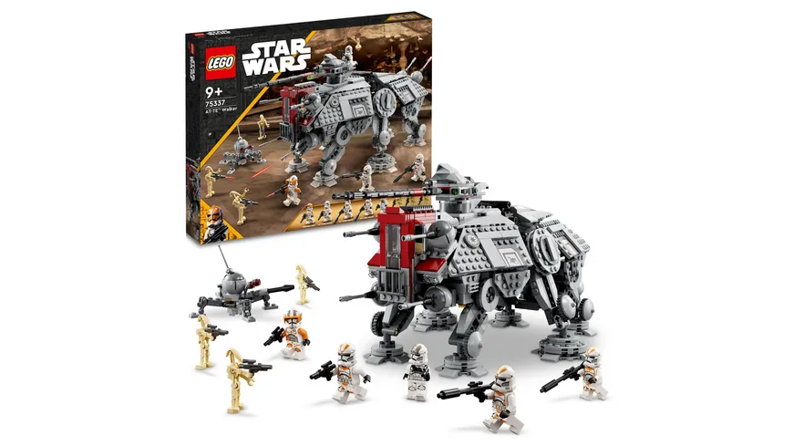 LEGO Star Wars 75337 AT-TE Walker, Die Rache der Sith-Set mit Minifiguren