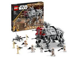 LEGO Star Wars 75337 AT TE Walker Die Rache der Sith Set mit Minifiguren