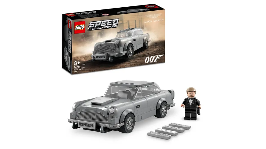 LEGO Speed Champions 76911 007 Aston Martin DB5, Auto-Modell Set