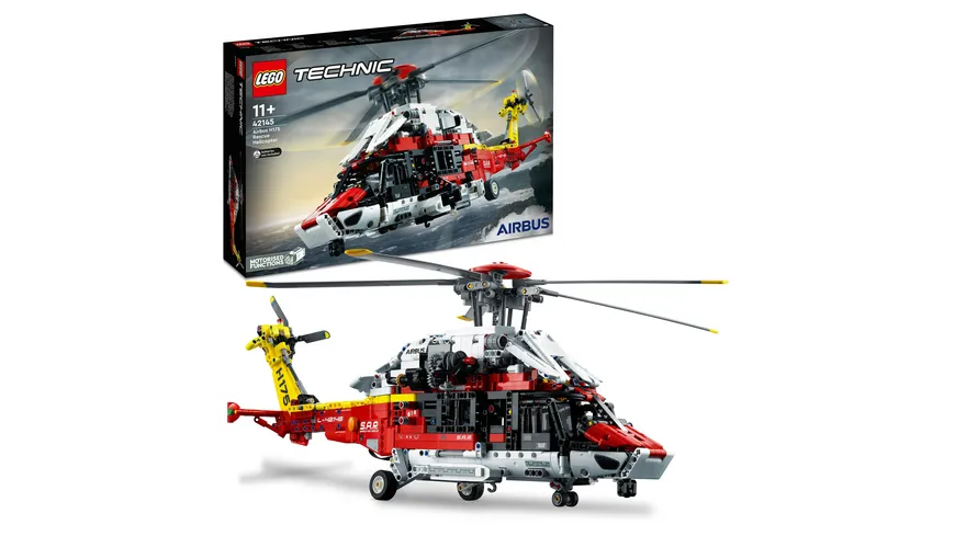LEGO Technic 42145 Airbus H175 Rettungshubschrauber Modellbausatz
