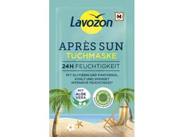 LAVOZON Tuchmaske Apres Sun 24h Feuchtigkeit