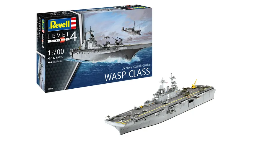 Revell 05178 - Assault Carrier USS WASP CLASS
