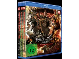 Attack on Titan Anime Movie Trilogie Gesamtausgabe ohne Schuber 3 BRs