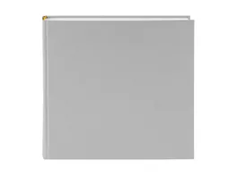 goldbuch Fotoalbum aus FSC zertifiziertem Naturpapier naturLiebe grau 24x17 cm mit 60 weissen Seiten