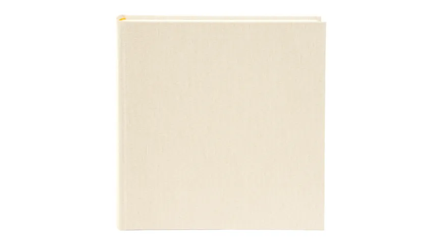 GOLDBUCH Fotoalbum aus recyceltem Ozean-Plastik in beige, 30x31 cm mit 100 weißen Seiten