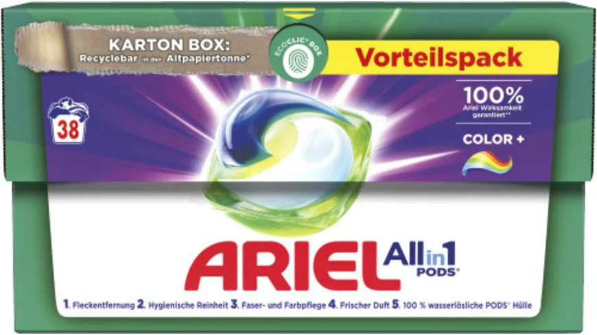 Ariel Colorwaschmittel All-in-1 Pods 38WL x 26.3g