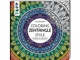 Coloring Zentangle Style