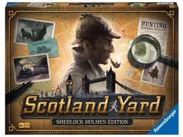 Ravensburger Spiel Scotland Yard Sherlock Holmes Edition Das kultige Detektivspiel fuer 2 6 Spieler ab 10 Jahren
