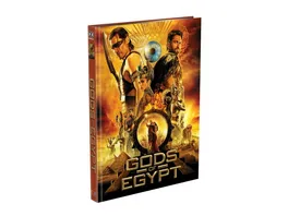 GODS OF EGYPT 2 Disc Mediabook Cover A 4K UHD Blu ray Limited Edition Uncut