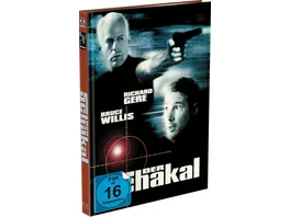 DER SCHAKAL 2 Disc Mediabook Cover B Blu ray DVD Limited 500 Edition Uncut