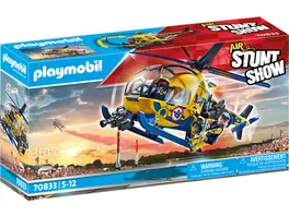 PLAYMOBIL 70833 Air Stuntshow Filmcrew Helikopter