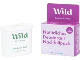 Wild Deodorant Coconut Vanilla Nachfuellung