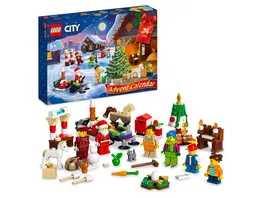 LEGO City 60352 Adventskalender 2022 Weihnachtsspielzeug fuer Kinder