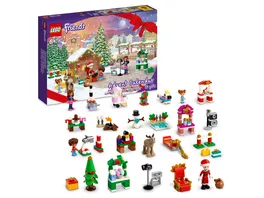 LEGO Friends 41706 Adventskalender 2022 Weihnachtsspielzeug fuer Kinder