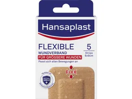 Hansaplast FLEXIBLE Wundverband 5 S trips 6x9 cm