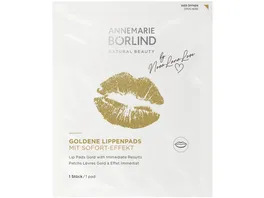 ANNEMARIE BOeRLIND Goldene Lippenpads