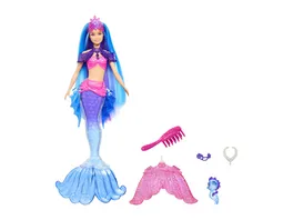 Barbie Meerjungfrauen Power Malibu Puppe blaue Haare mit Zubehoer