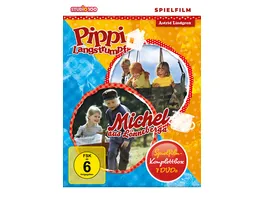 Pippi Langstrumpf Michel aus Loenneberga Spielfilm Box 7 DVDs