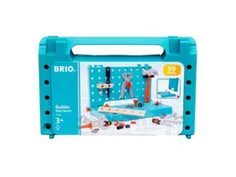 BRIO Builder Werkbank Koffer Perfektes Einstiegs Set fuer kleine Handwerker