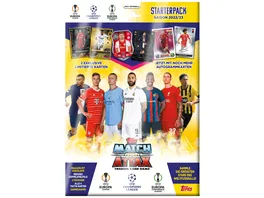 Topps UEFA Champions League Match Attax Extra 2022 2023 Trading Cards Starterpack
