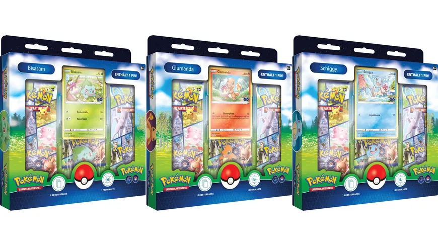 POKÉMON Sammelkartenspiel - Pokemon GO Pin Box, sortiert, 1 Stück